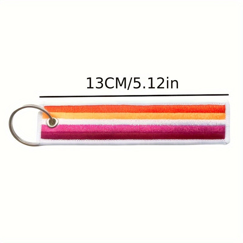 Rainbow LGBT Keychain Pendant Pride Month Accessories