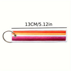 Rainbow LGBT Keychain Pendant Pride Month Accessories