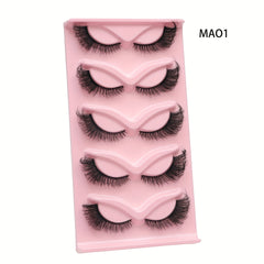 Natural Lightweight Fluffy False Eyelashes Cross Extension