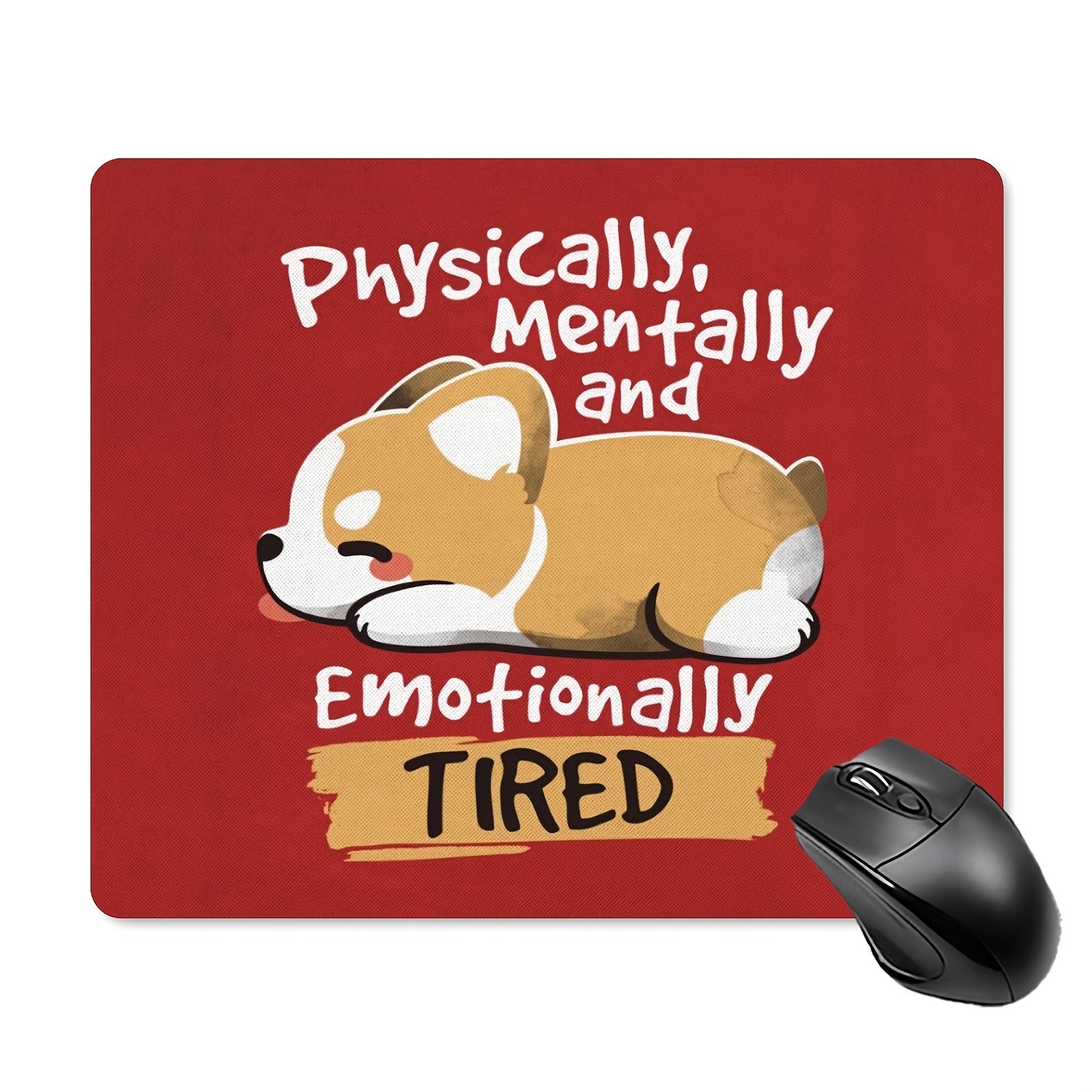 Animal Mouse Pad Square Waterproof Non Slip Rubber Base MousePads 7x8.6 Inch