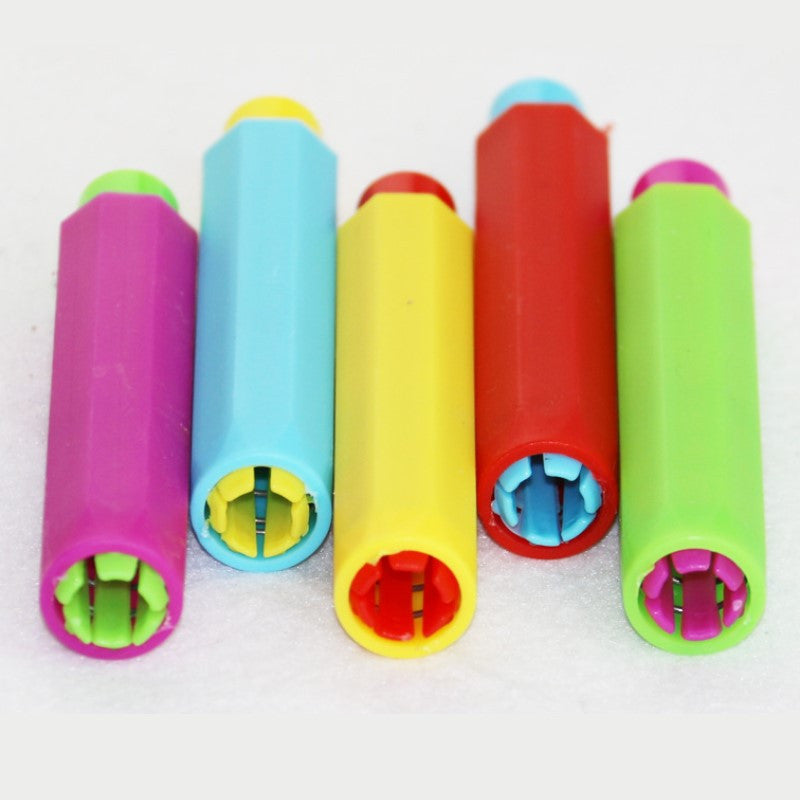 10pcs Dustless Chalk Set Non Dirty Hands Chalk Clip Random