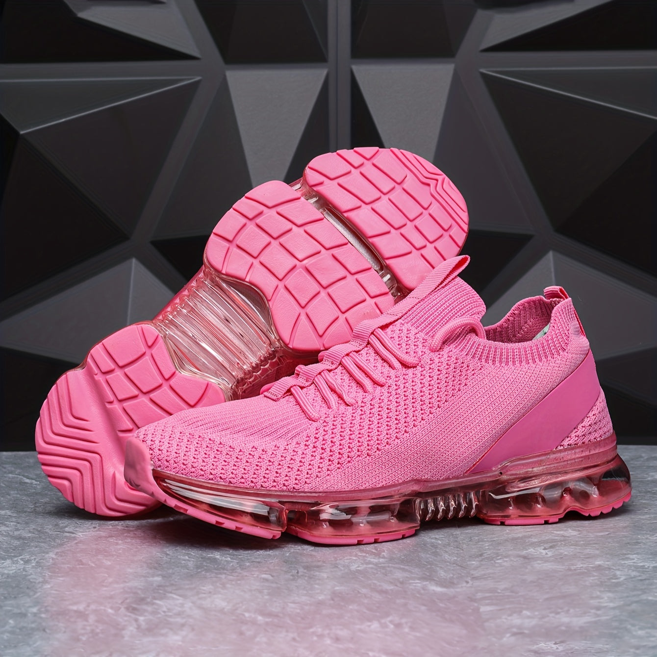 Mesh Breathable Air Cushion Running Shoes Lightweight Non Slip Sneakers