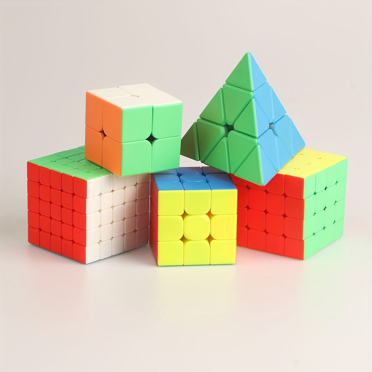 Fun Pyramid Cube 2x2 3x3 4x4 5x5 Puzzle Toy Educational Brain Teaser