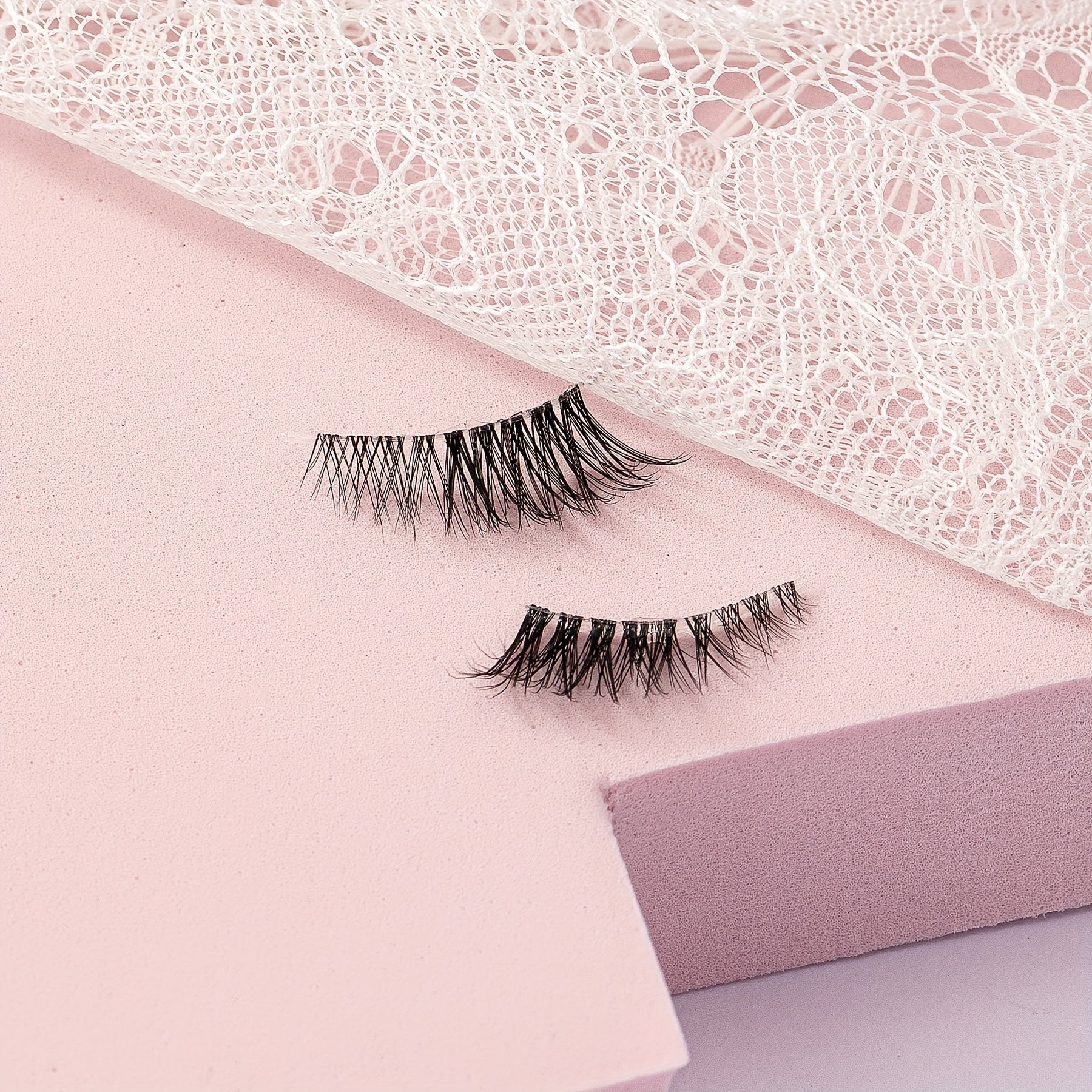 5 Pairs Natural Look Semi-Transparent False Eyelashes for Cosplay