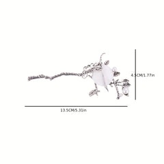 Moon Hairpin Chinese Style Faux Pearl Hair Stick Cheongsam Accessories