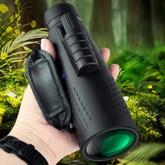 10X50 Wide Angle Monocular Telescope - HD Optics, Lightweight, Ergonomic Grip