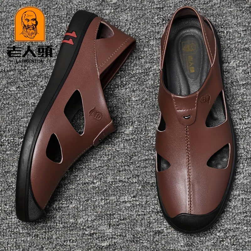 Men's Closed Toe Casual Sandals for Beach Spring and Summer