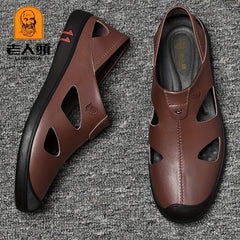 Men's Closed Toe Casual Sandals for Beach Spring and Summer