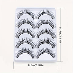 Glitter Sequins False Eyelashes for Dance and Stage Performance