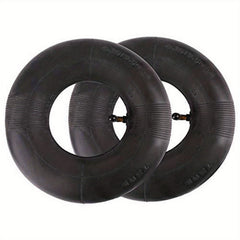 2-Piece Set of 10x4.10/3.50-4 Air Chamber Tires for Garden Carts & Lawn Mowers
