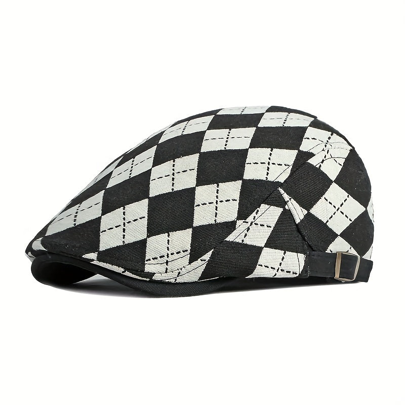 Adjustable Cotton Peaked Cap for Outdoor Activities