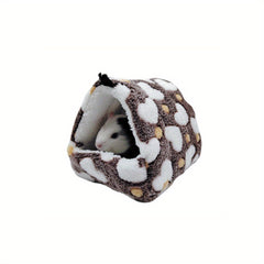 Cozy Winter Fleece Nest Hanging Bed for Small Pets