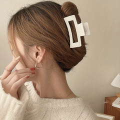 Oversize Rectangle Hair Claw Clip Non Slip Strong Hold Grip Hair Accessories