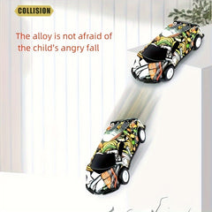 6pcs Assorted Toy Car Model, Random Patterns, 7.2 x 2.95in