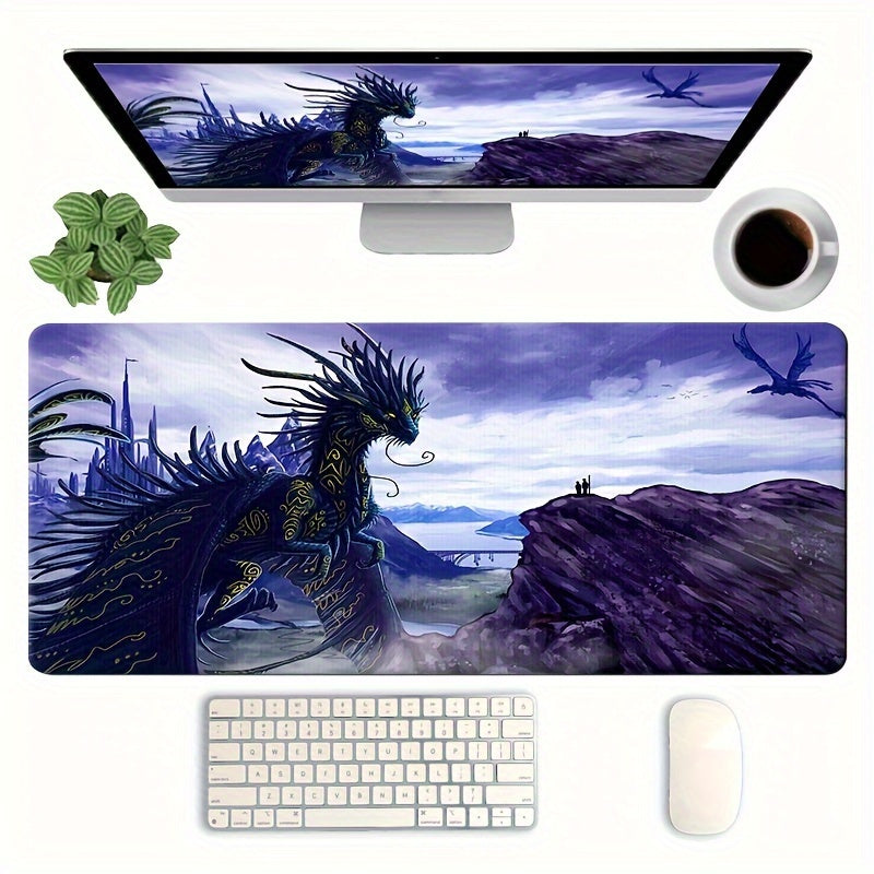 Anime Mouse Pad Large Gaming Desk Pad Non-slip Rubber HD Keyboard Mouse Pad