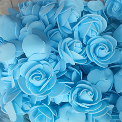 500pcs Mini Foam Rose Head 1.38in Artificial Rose Bear Flower