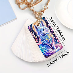 DIY Diamond Drawing Kit Carry Notepad Crossbody Portable Note