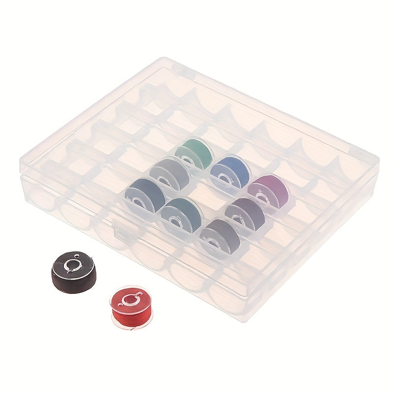 36 Grids Plastic Bobbin Organizer Case Sewing Storage Box