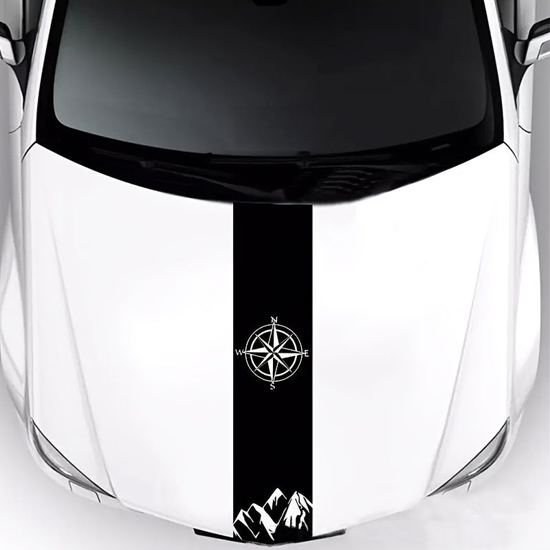 Hood Car Sticker Stripe Auto Modified Body Sticker