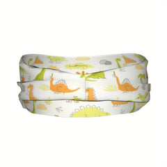 Cartoon Dinosaur Sports Headband Sweat Wicking Stretchy Breathable Polyester