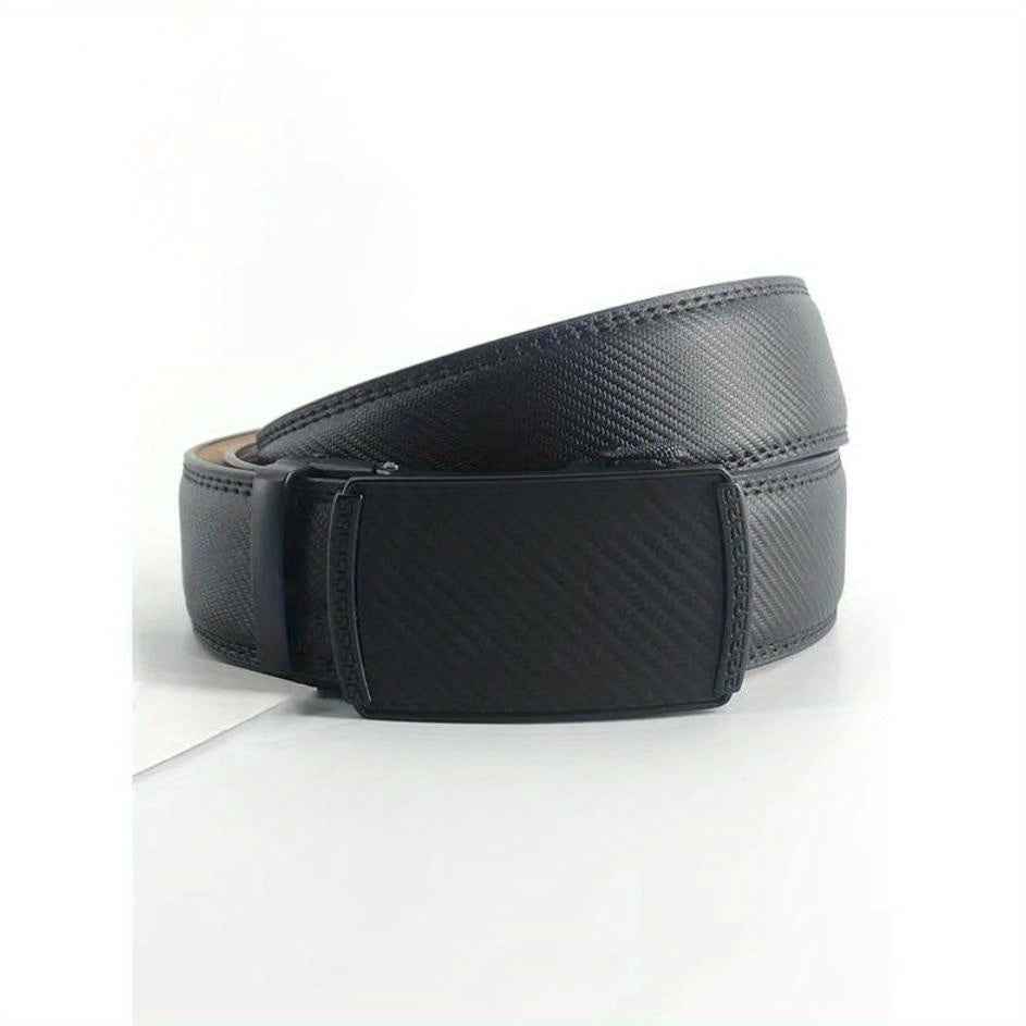 Casual Business Boys' Trousers Belt Men's Belt Automatic Buckle 3 Wide