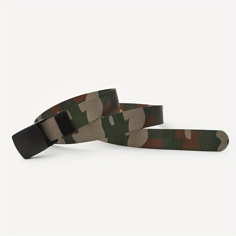 Breathable Nylon Military Tactical Belt No Metal Buckle