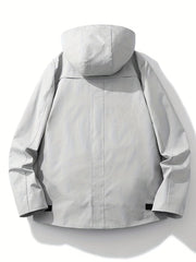 Men's Lightweight Windbreaker Hooded Jacket