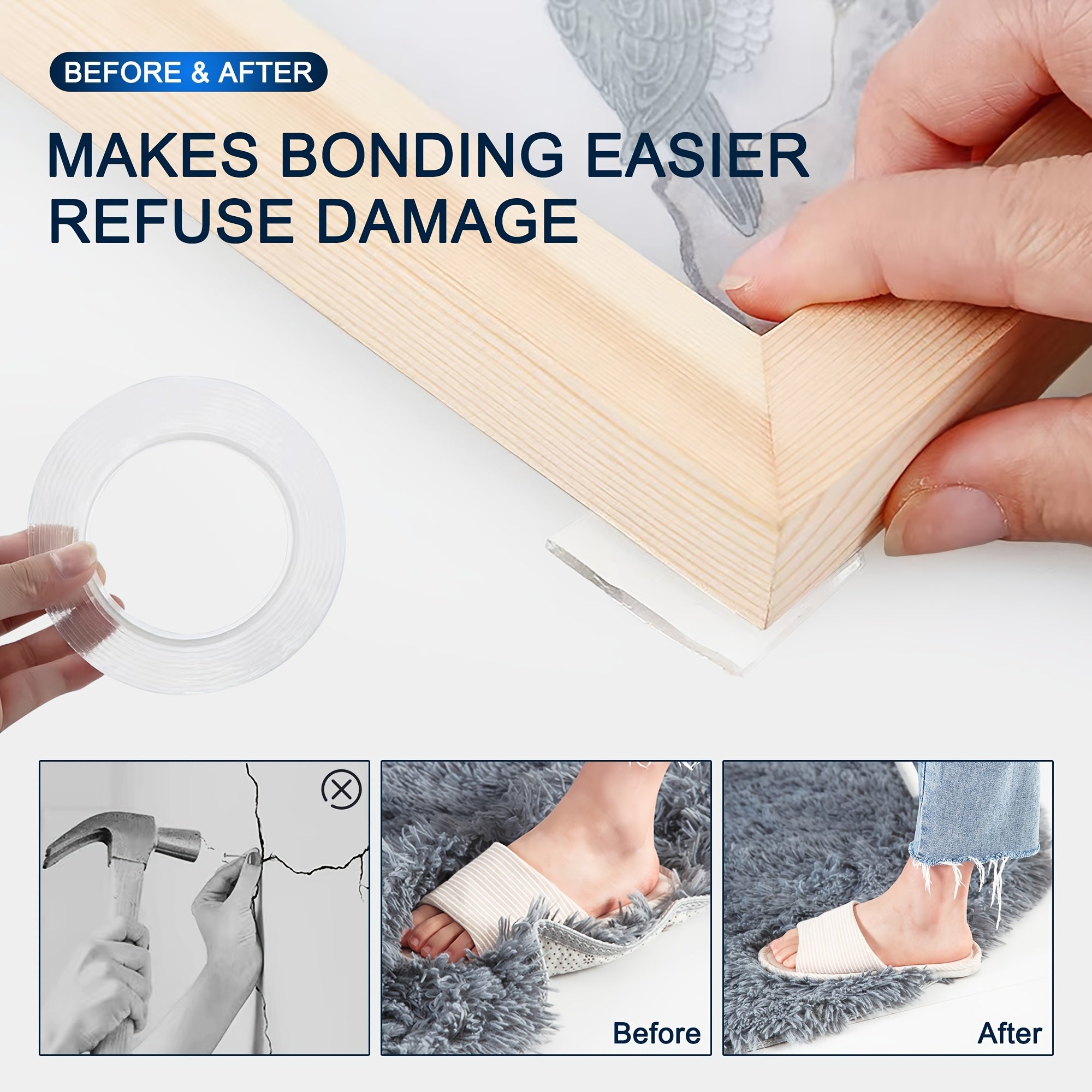 Nano Magic Double Sided Tape - 2mm Thickness