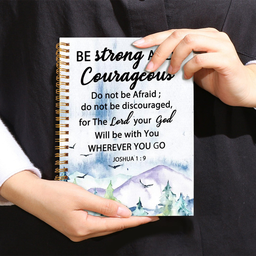 Inspirational Bible Verse Notebook 13.97x21.08cm 50 Pages Spiral Bound