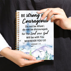 Inspirational Bible Verse Notebook 13.97x21.08cm 50 Pages Spiral Bound