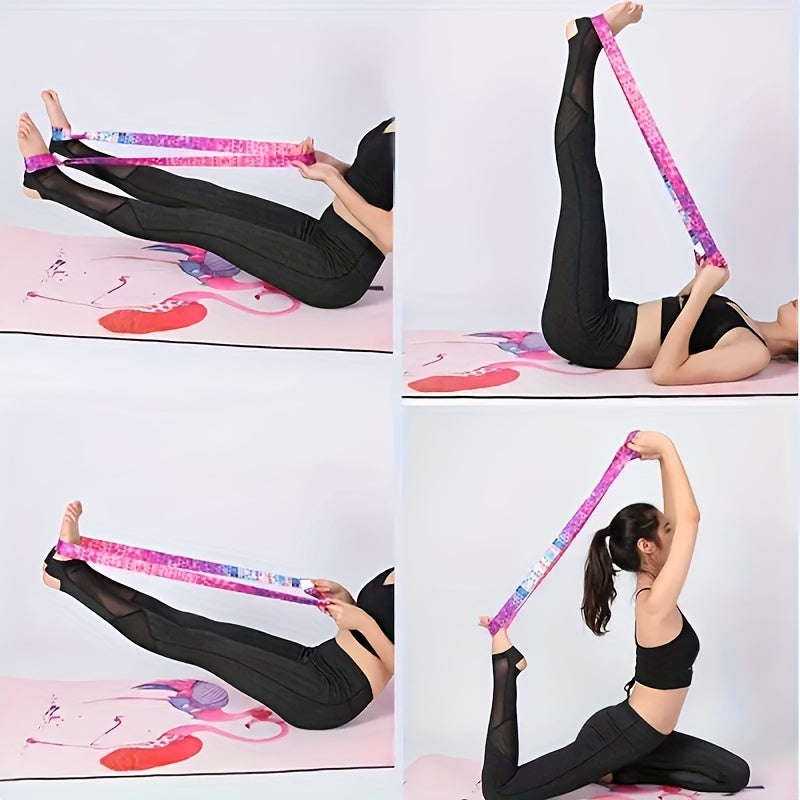 Colorful Printed Yoga Mat Storage Strap Nylon Binding Strap