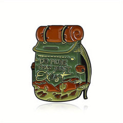 Outdoor Travel Backpack for Men Cartoon Alloy Brooches