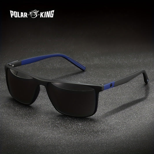 Vintage Square Frame Polarized Sunglasses Anti Glare UV400