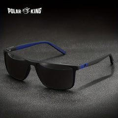 Vintage Square Frame Polarized Sunglasses Anti Glare UV400