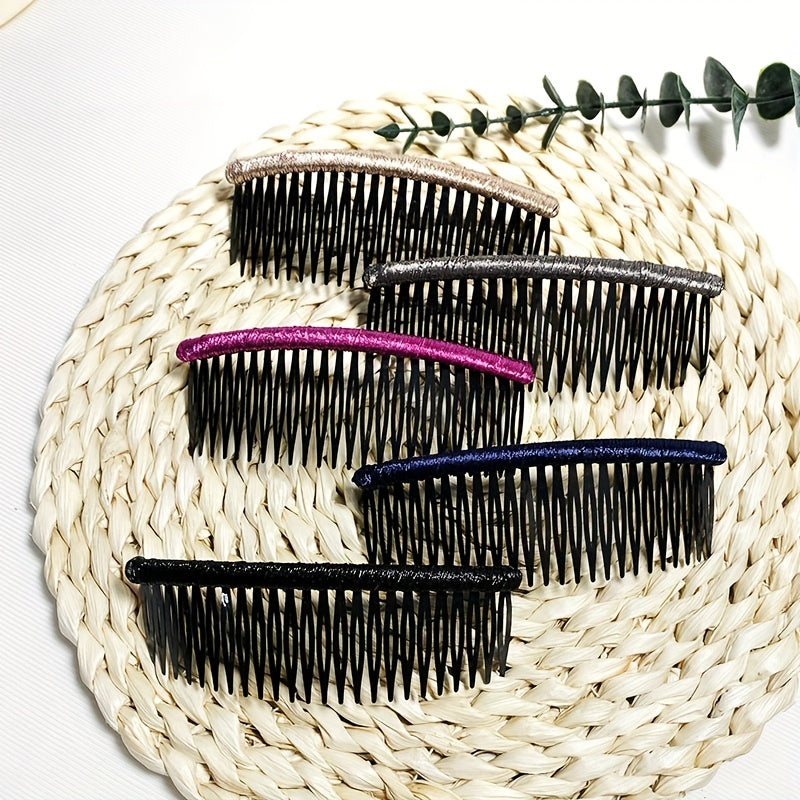 20pcs Spiral Plastic Rope Hair Comb Y2K Hair Accessories