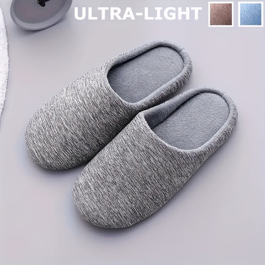 Men's Soft Cotton Home Slippers Assorted Colors