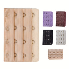 Bra Extension Buckle 3 Rows 4 Hook Bra Strap Extenders Women's Lingerie