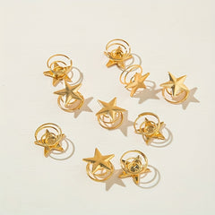 Coil Hair Ring Wedding Hair Pin Side Braids Accessory