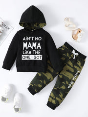 Boys Hoodie & Sweatpants Set Kids Casual Clothes