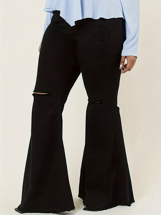  Sexy Jeans: High Rise High Stretch Skinny Flared Leg Jeans