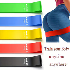 Yoga Resistance Belt for Leg Thigh Hip Arm Training Elastic Tpe Pilates