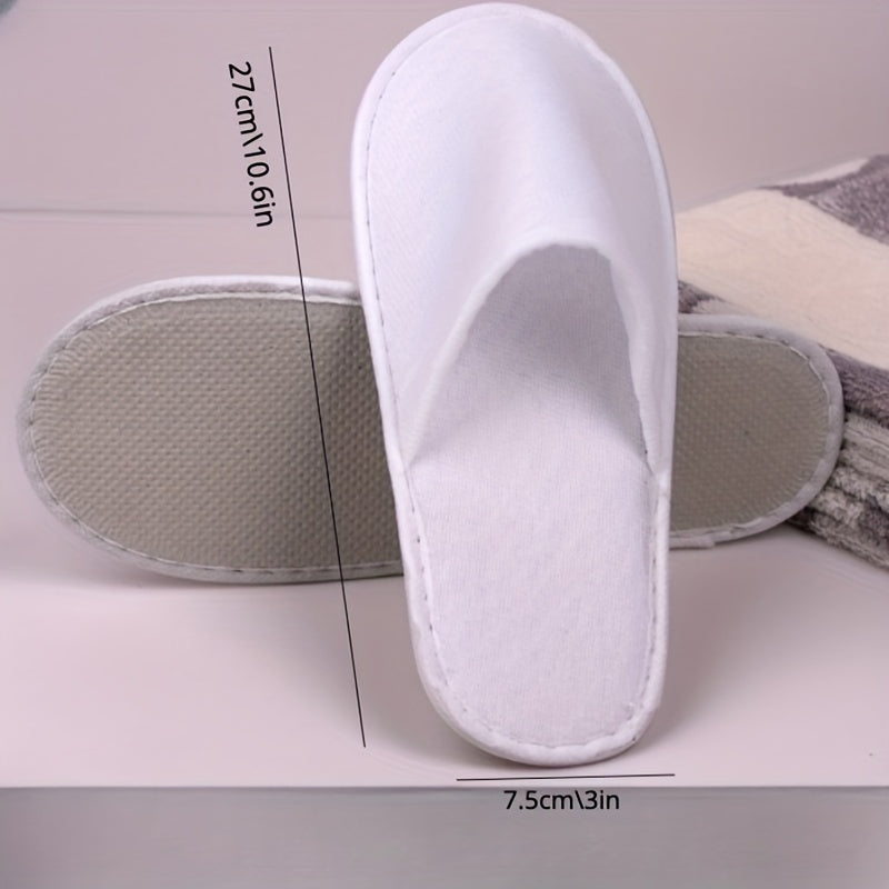 1pc Disposable Guest House Slippers Hotel Slippers Non-slip Bottom Slippers