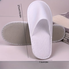 1pc Disposable Guest House Slippers Hotel Slippers Non-slip Bottom Slippers