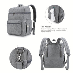 Large Capacity Waterproof Mommy Bag Backpack