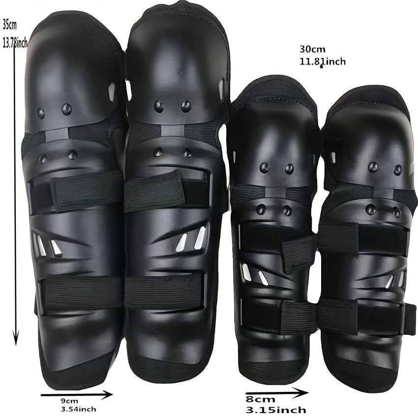 Motorcycle Knee & Elbow Pads Set for Off Road Riding
