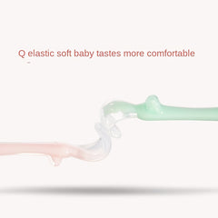 Soft Silicone Baby Spoons - Set of 2 for Tableware & Food Supplements