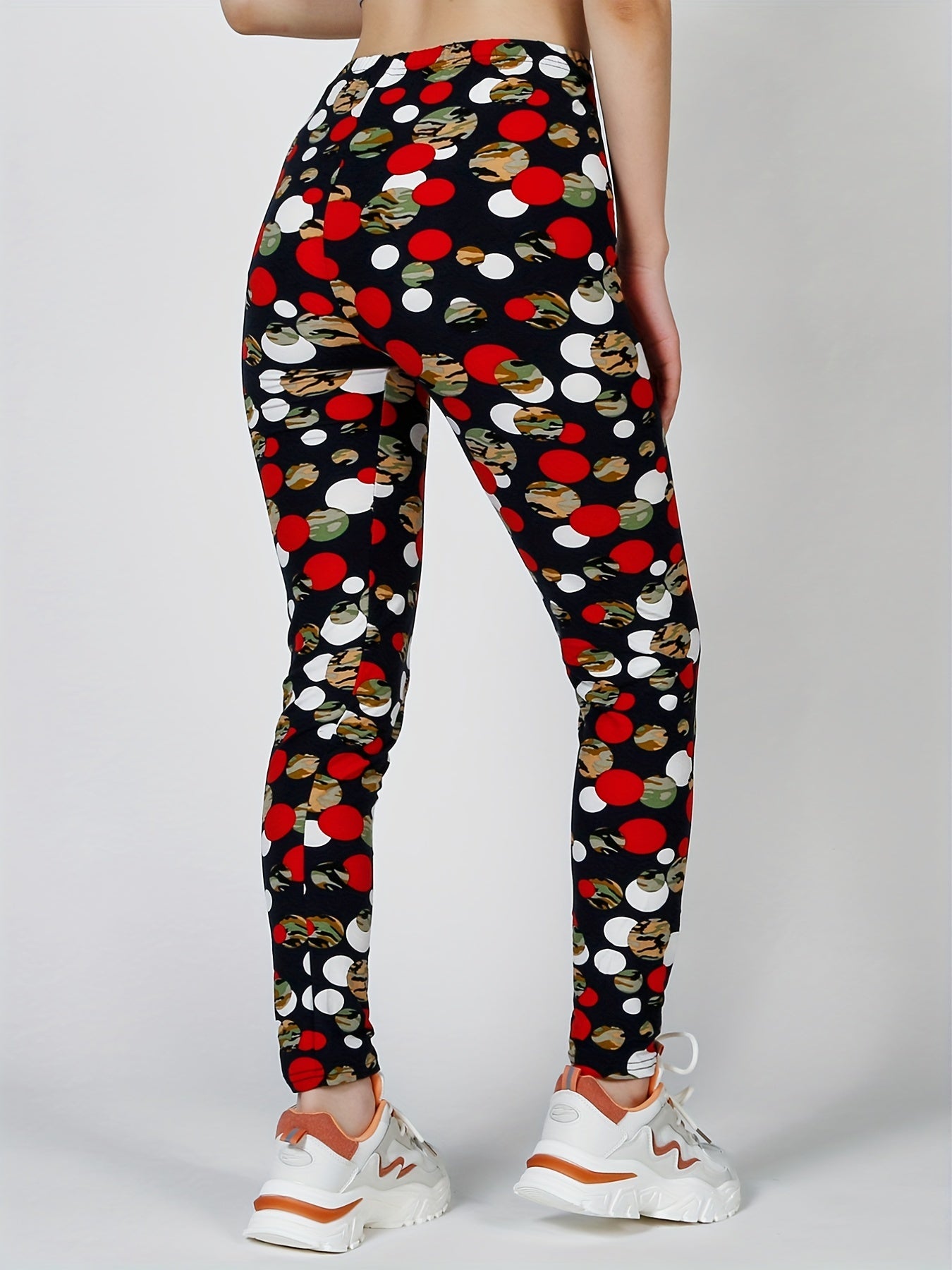 Floral Printed High Waist Leggings for Women