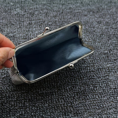 Vintage Floral Coin Purse Clutch Bag Kiss lock Closure Wallets For Women