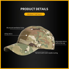 Military Camouflage Training Hat Sunscreen Dustproof Cap