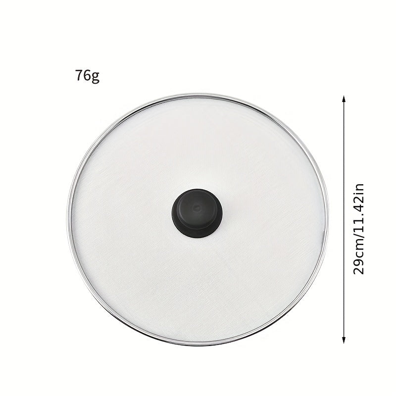 Stainless Steel Splatter Screen for Frying Pan, Rust-Proof Anti-Sputtering Mesh